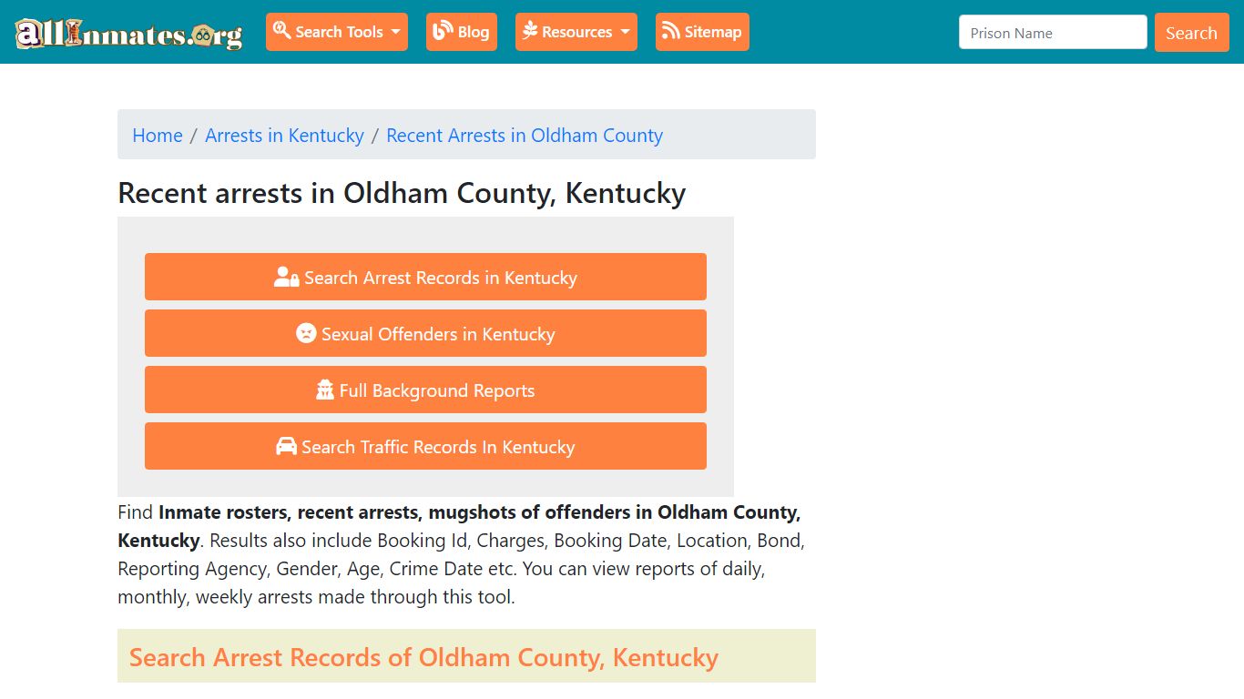 Recent arrests in Oldham County, Kentucky | Mugshots, Rosters, Inmates ...